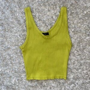 Super cute lime green tank top